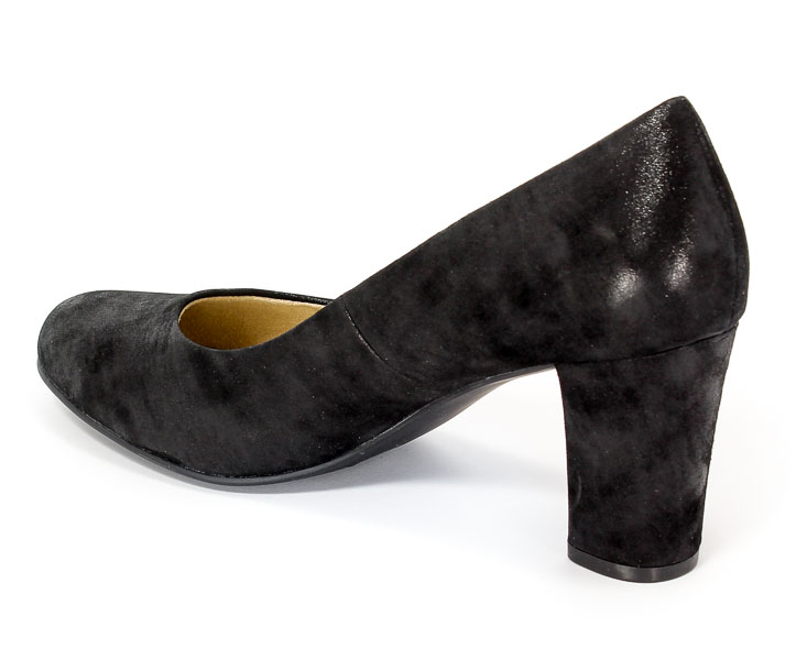 Czółenka letnie Caprice 9-22402-28 Black Suede