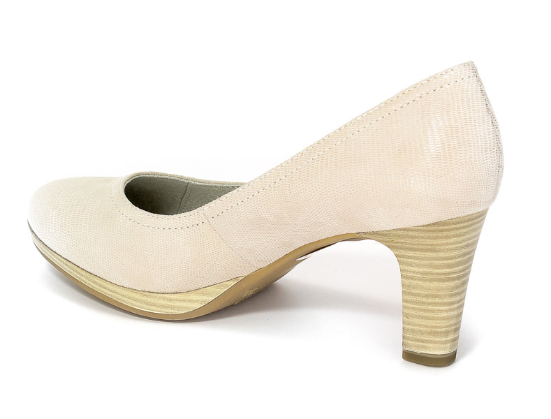 Czółenka Tamaris 1-22410-28 120 Offwht.struc