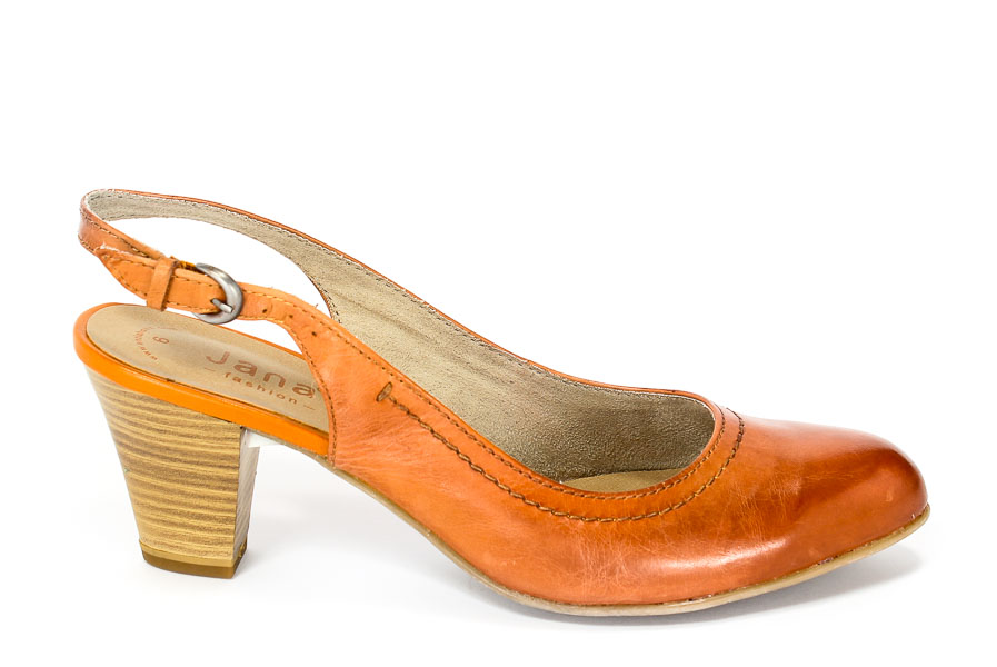 Czółenka letnie Jana 8-29606-20 Papaya.Prz