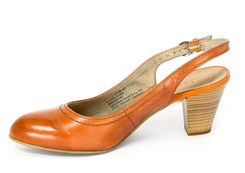Czółenka letnie Jana 8-29606-20 Papaya.Prz