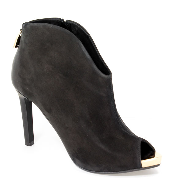 Botki letnie Carinii B3874-360-000-C23 Czarny