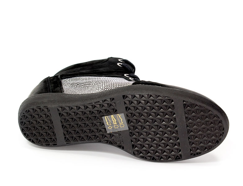 Sneakersy Carinii B3744-360-I26-PSK-B14 Czarny-stalowy