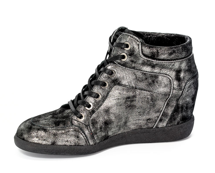 Sneakersy Carinii B3744-I23-F99-PSK-B14 Czarny-złoty