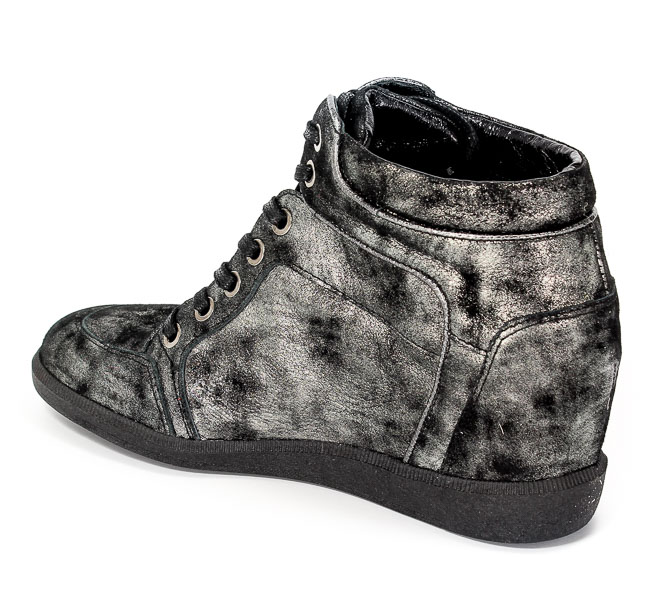 Sneakersy Carinii B3744-I23-F99-PSK-B14 Czarny-złoty