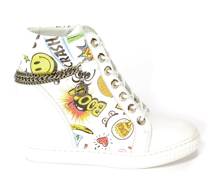 Sneakersy Carinii B3028-F-G34-000-B88 Biały