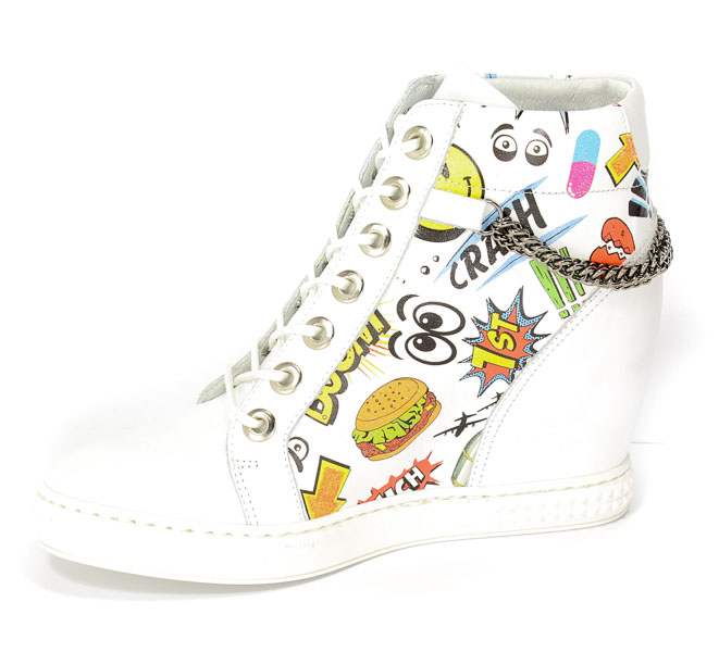 Sneakersy Carinii B3028-F-G34-000-B88 Biały