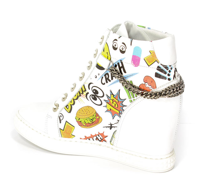 Sneakersy Carinii B3028-F-G34-000-B88 Biały