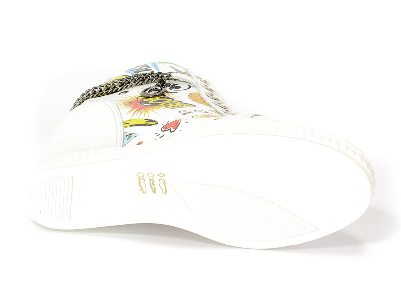 Sneakersy Carinii B3028-F-G34-000-B88 Biały