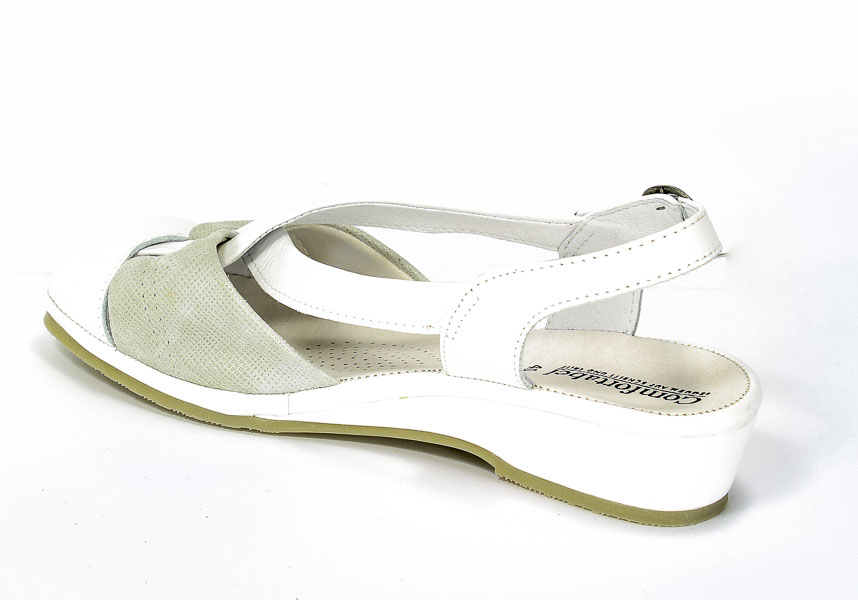 Sandały letnie Comfortabel 710817 Weiss