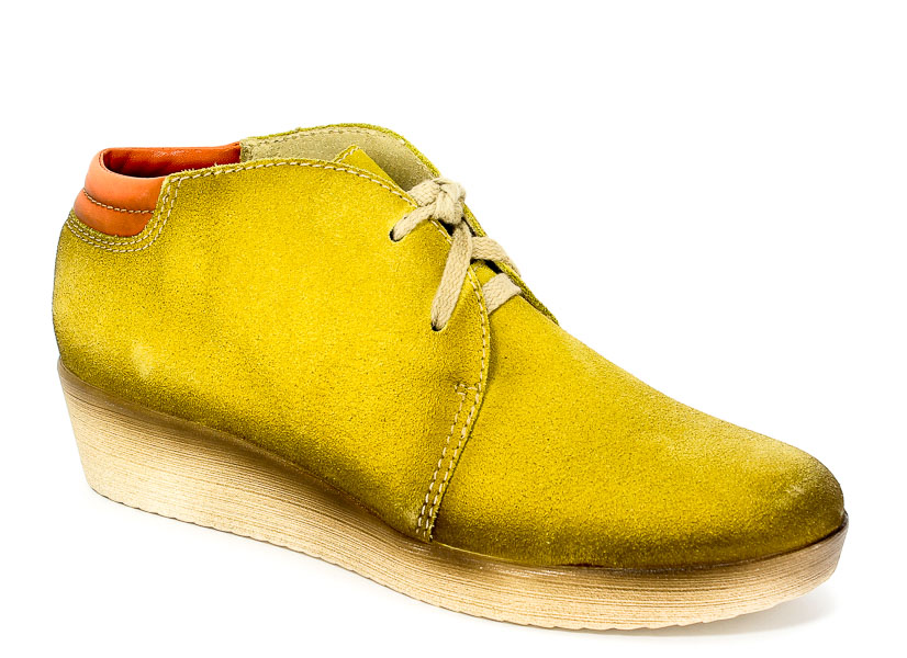 Trzewiki But-S S500-C21-0E0 Żółty+czerwony.Prz