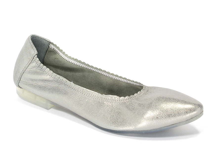 Baleriny Exquisite 971 Grid szary