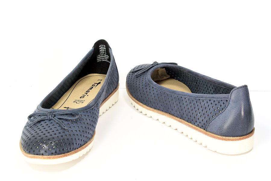 Baleriny letnie Tamaris 1-22121-28 805 Navy