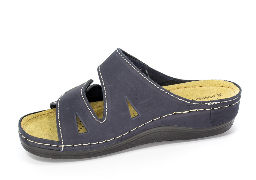 Klapki letnie Marco Tozzi 2-27512-28 805 Navy