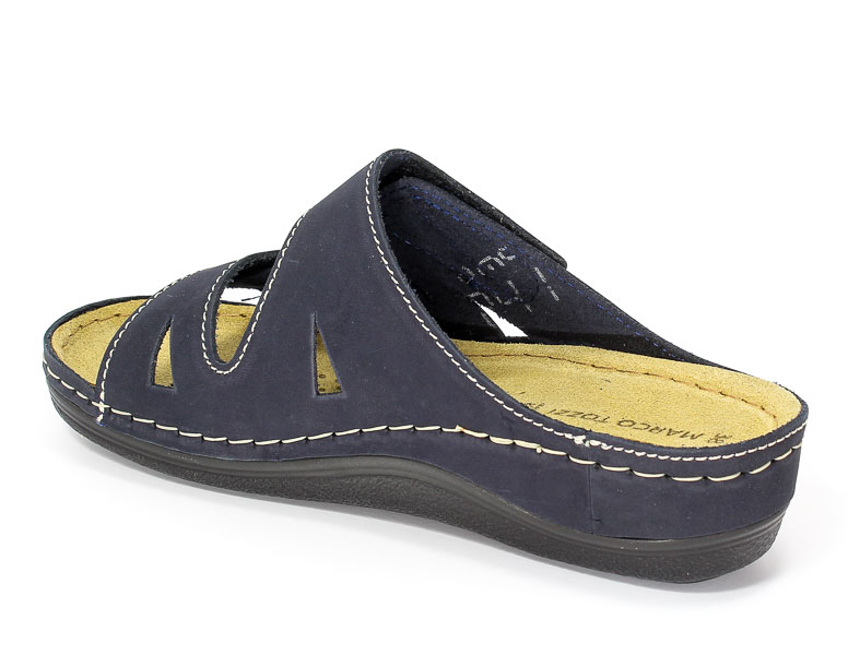 Klapki letnie Marco Tozzi 2-27512-28 805 Navy