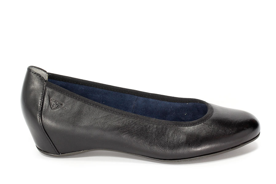 Czółenka Tamaris 1-22421-28 003 Black leather