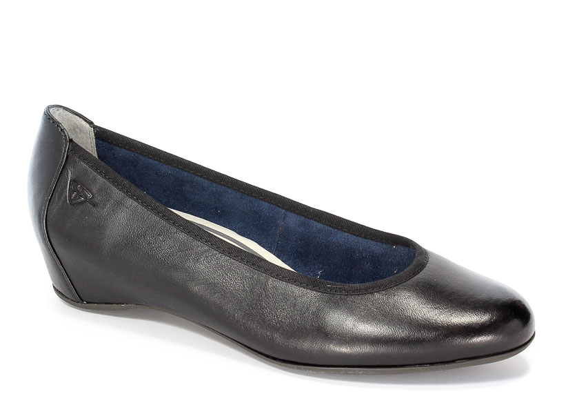 Czółenka Tamaris 1-22421-28 003 Black leather