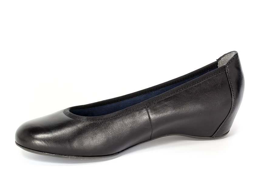 Czółenka Tamaris 1-22421-28 003 Black leather