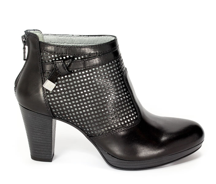 Botki letnie Nero Giardini P717010D-100 Caracas nero