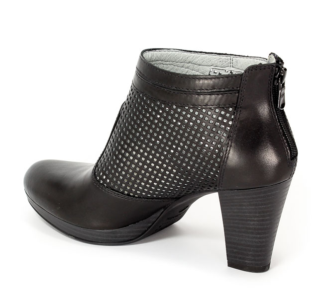 Botki letnie Nero Giardini P717010D-100 Caracas nero