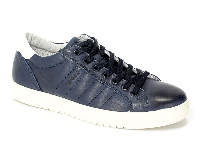 Półbuty Igi&Co 77241/00 Nappa blu chiaro