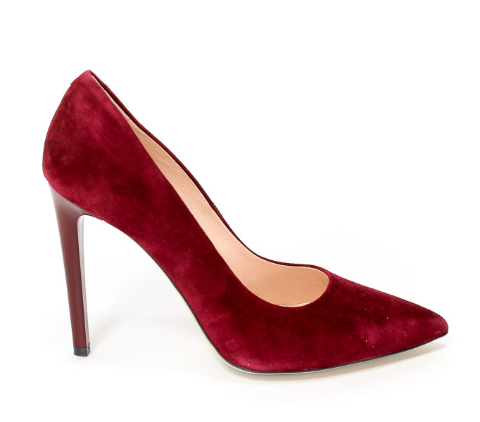 Czółenka Visconi 7118534-773 Bordo wel