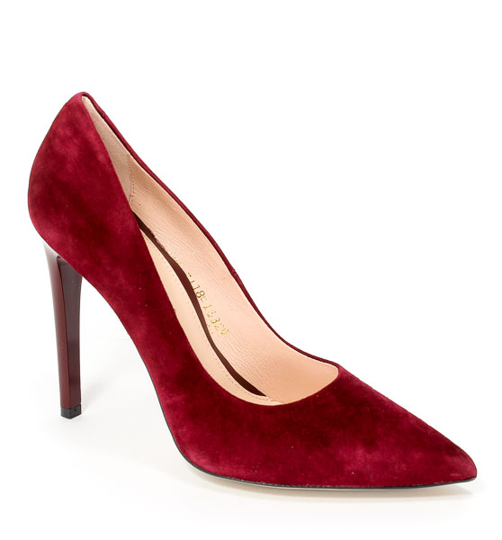 Czółenka Visconi 7118534-773 Bordo wel