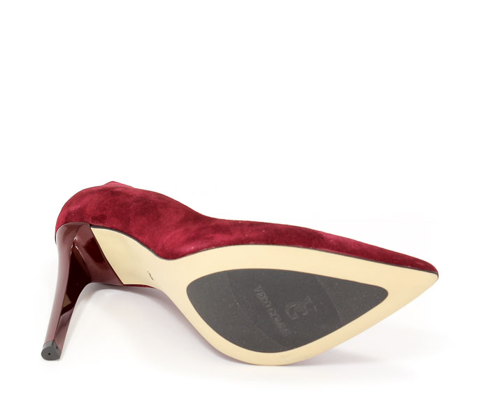 Czółenka Visconi 7118534-773 Bordo wel