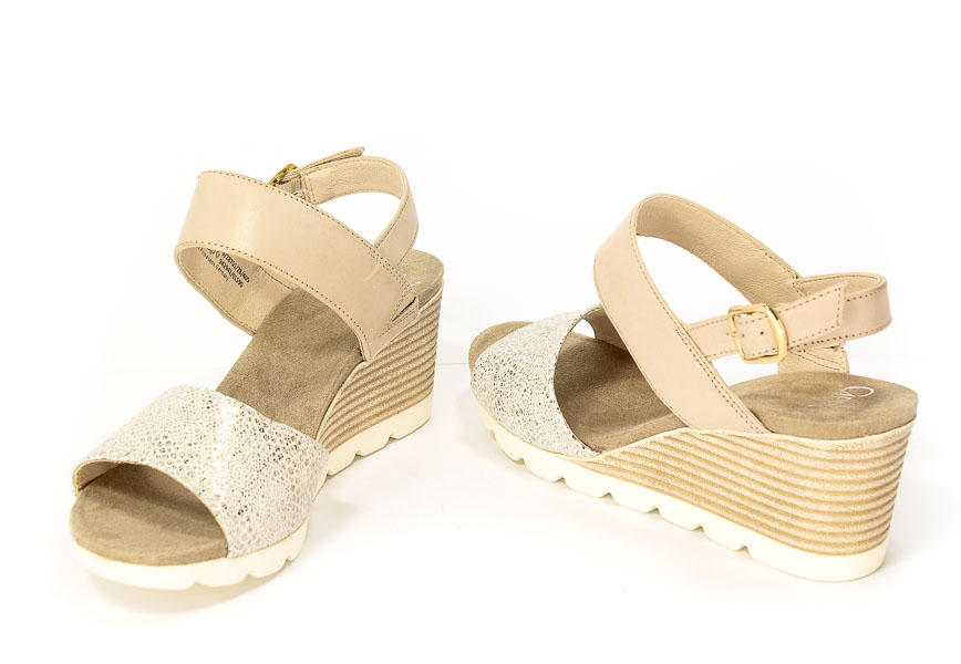 Sandały Letnie Caprice 9-28701-28 405 Beige Na.Multi