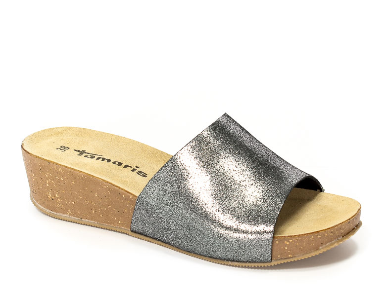 Klapki letnie Tamaris 1-27209-28 Black metallic