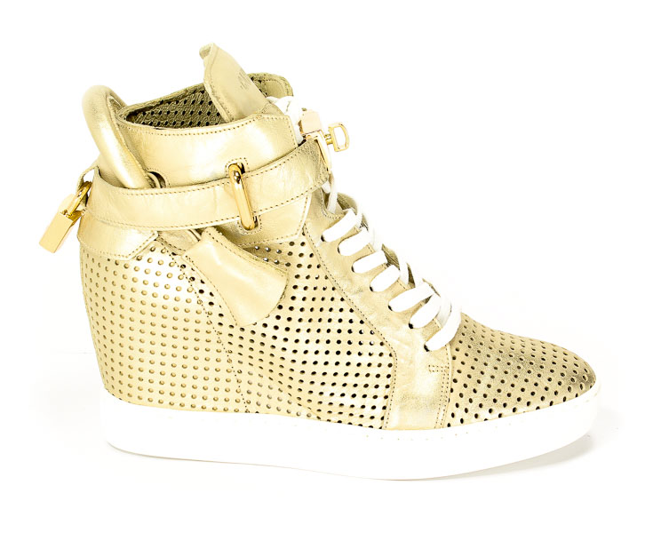 Sneakersy Carinii B3767/M-I65-000-000-B88 Złoty