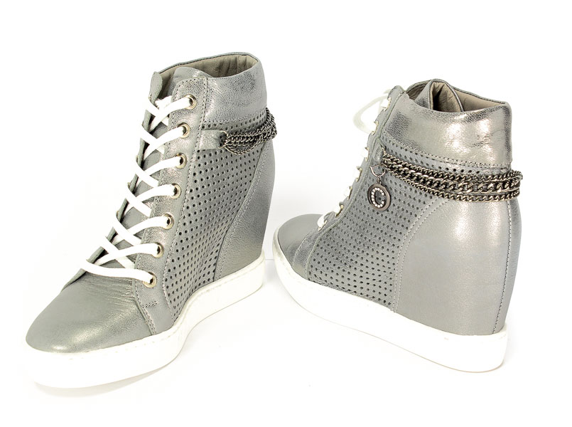 Sneakersy letnie Carinii B3968-J43-000-B88 Srebrny