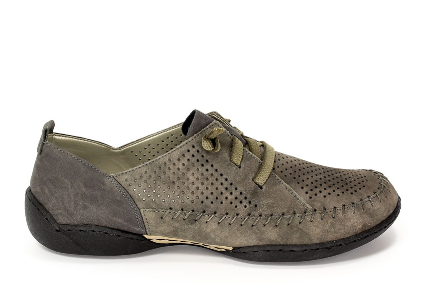 Półbuty letnie Rieker 58886-46 Grey.