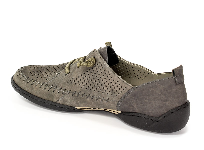 Półbuty letnie Rieker 58886-46 Grey.