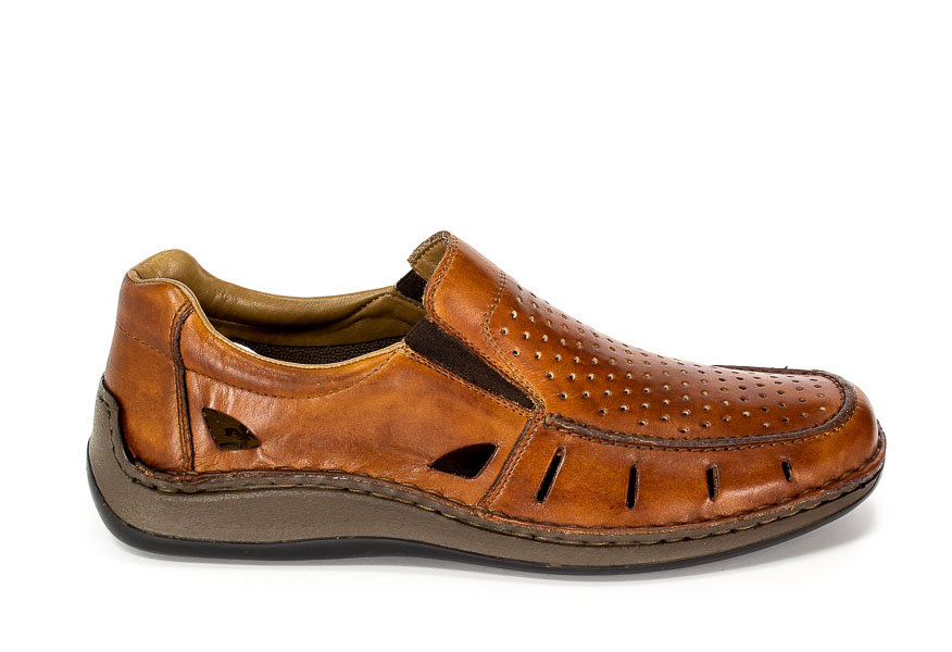 Półbuty letnie Rieker 05276-24 Brown. 2