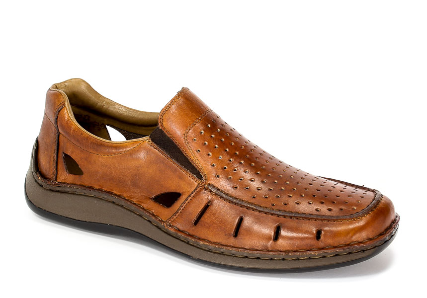 Półbuty letnie Rieker 05276-24 Brown. 2