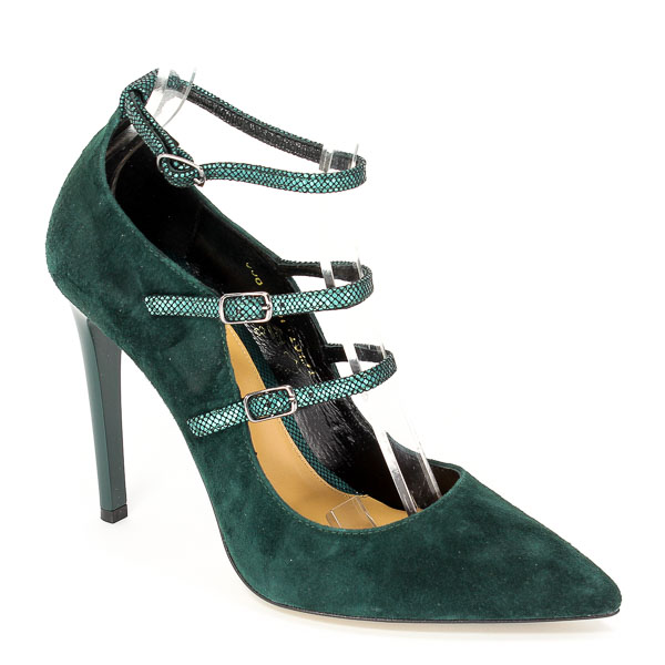 Czółenka Visconi 7237534-773 Green Wel W5