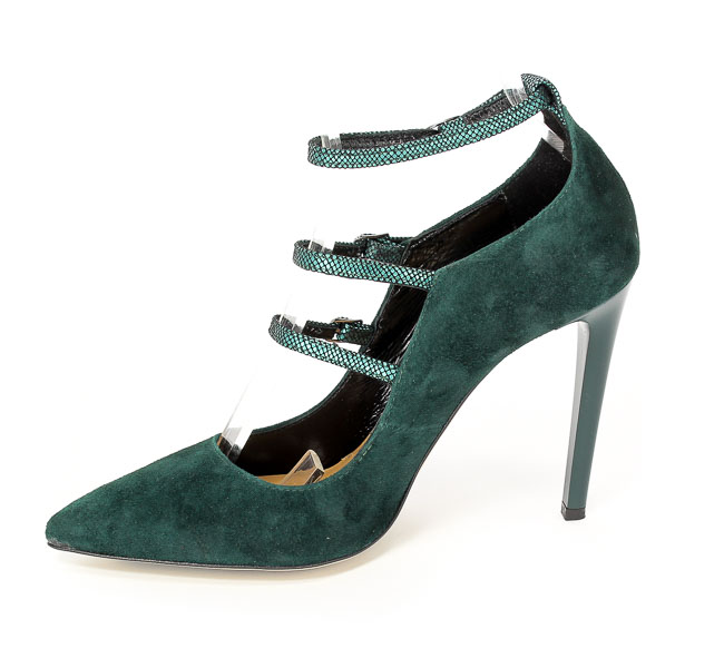 Czółenka Visconi 7237534-773 Green Wel W5