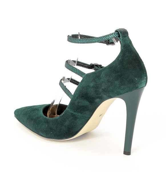 Czółenka Visconi 7237534-773 Green Wel W5