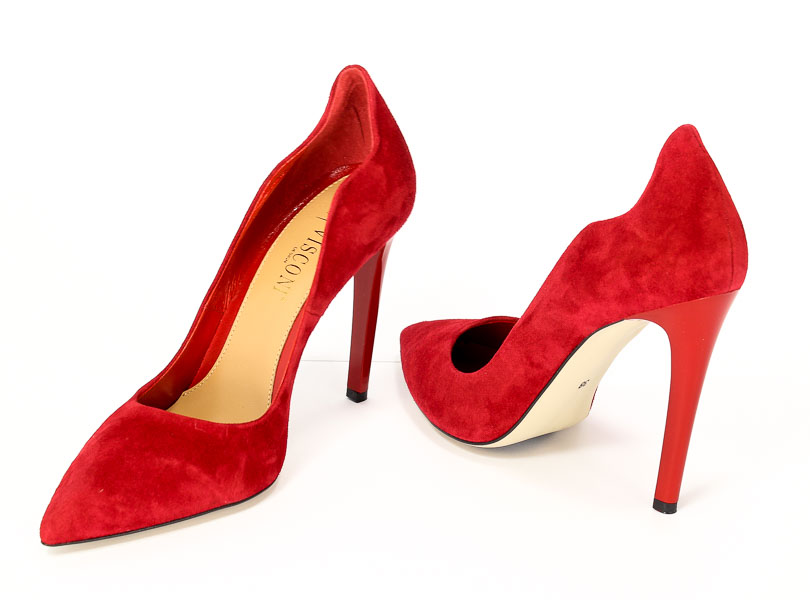 Czółenka Visconi 7147534-773 Rosso wel