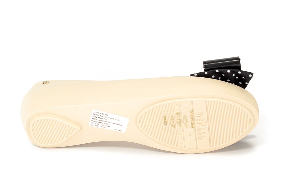 Baleriny Melissa M32207-51485 Beige-black