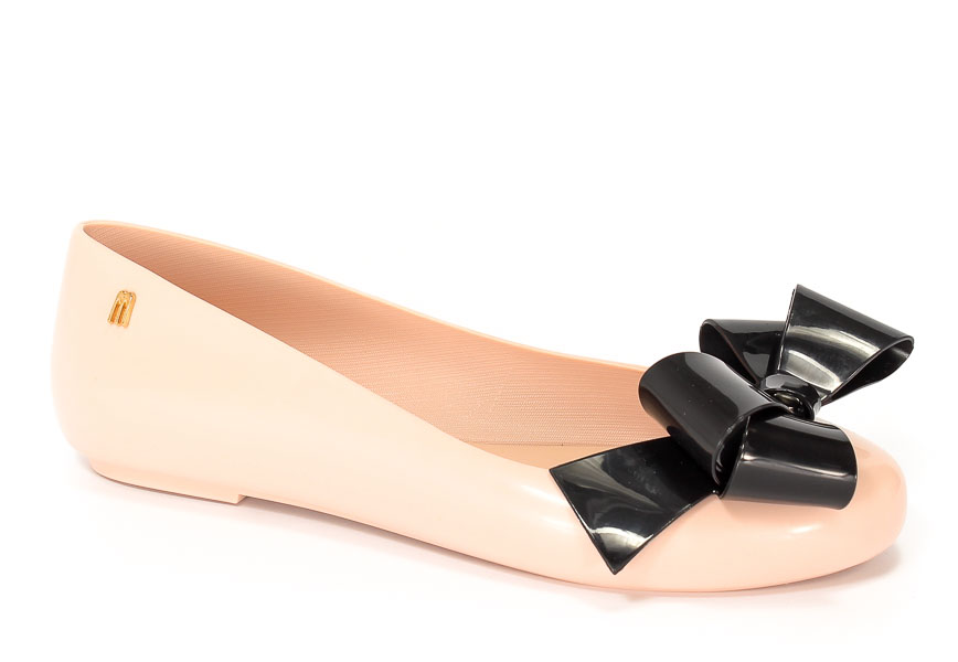 Baleriny Melissa M31954-51647 Pink/Black 