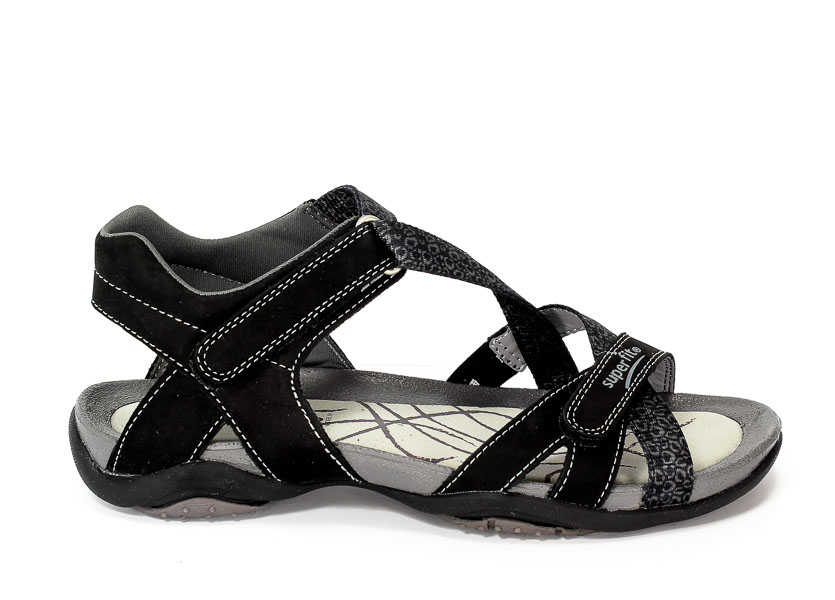Sandały letnie Super Fit 0-00161-01 Schwarz N