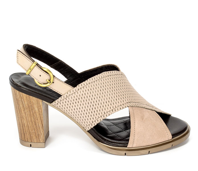 Sandały letnie Hispanitas HV74844 Velour-V7 Nougat