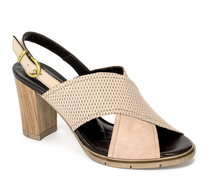 Sandały letnie Hispanitas HV74844 Velour-V7 Nougat