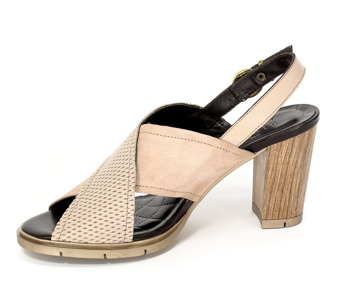Sandały letnie Hispanitas HV74844 Velour-V7 Nougat
