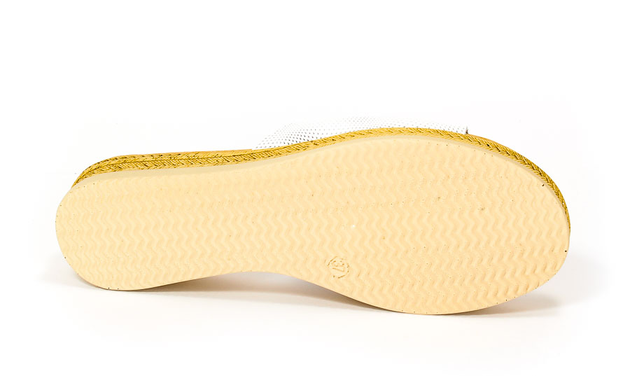 Klapki letnie Verano 7240 Blanco grabado