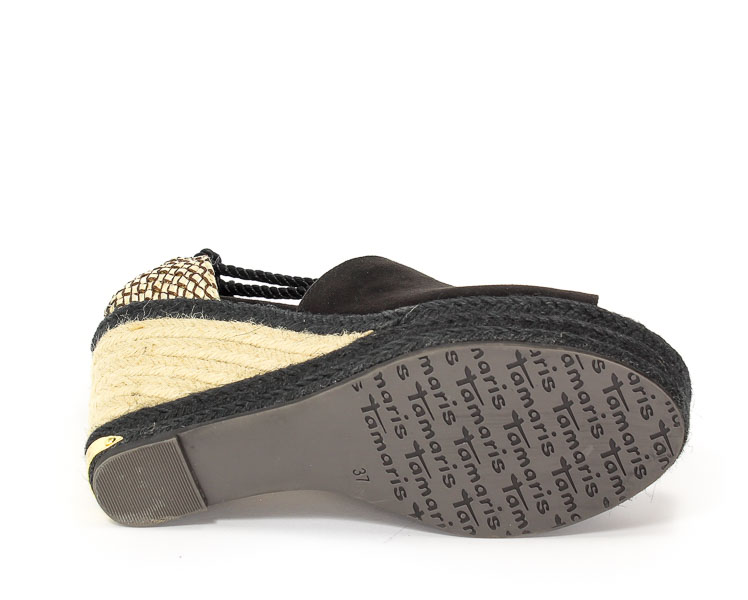Koturny Letnie Tamaris 1-28312-28 098 Black comb