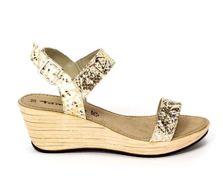 Sandały Letnie Tamaris 1-28354-28 927 Silver struct.