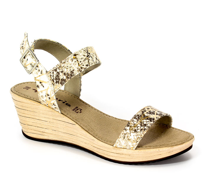 Sandały Letnie Tamaris 1-28354-28 927 Silver struct.