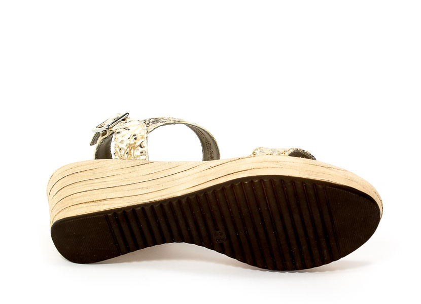 Sandały Letnie Tamaris 1-28354-28 927 Silver struct.